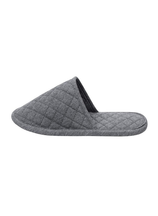 Ibluelover 2 Pairs Portable Travel Spa Slippers Foldable Flat Closed Toe Home Shoes with Non-Slip Sole Spa Hotel Slippers Washable Guest Room Cotton Indoor House Shoes Business Trip Flight Footwear - Image 5